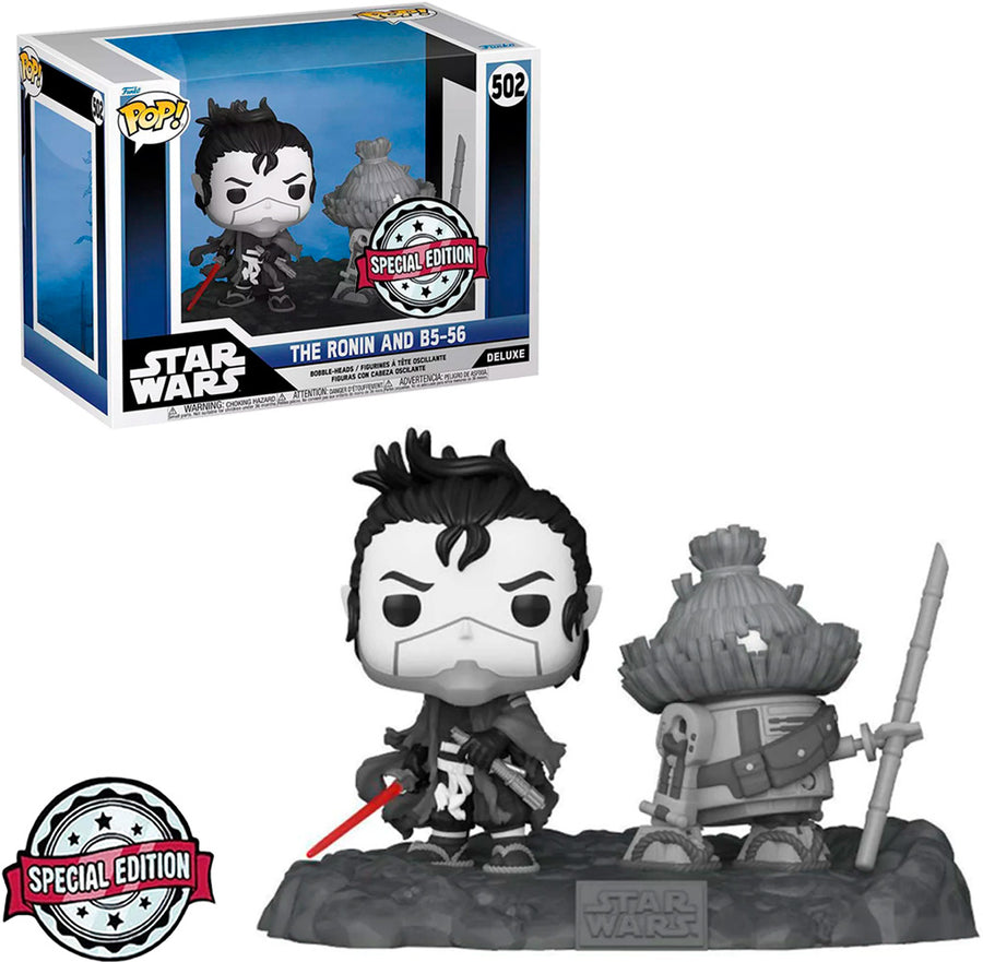 FUNKO POP STAR WARS VISIONS EXCLUSIVE - THE RONIN AND B5-56 502 (DELUXE) BRINDE