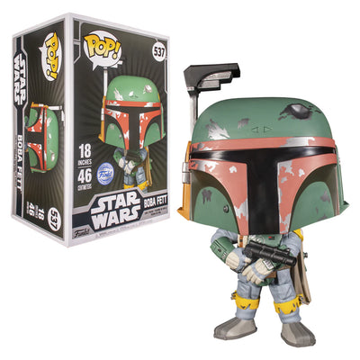 FUNKO POP SUPER SIZED STAR WARS 18"- BOBA FETT 537