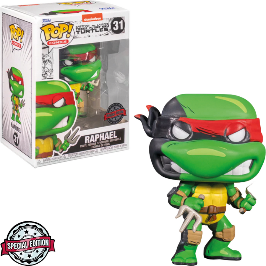 FUNKO POP TEENAGE MUTANT NINJA TURTLES EXCLUSIVE - RAPHAEL 31