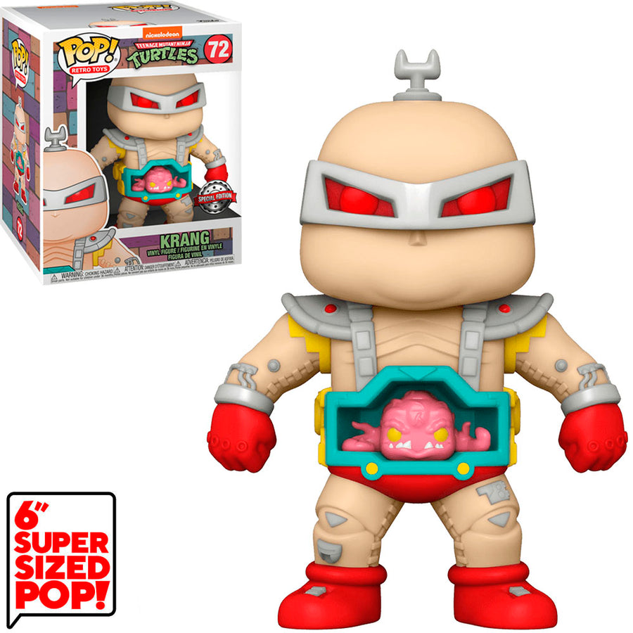 FUNKO POP TEENAGE MUTANT NINJA TURTLES - KRANG 72 (SUPER SIZED 6