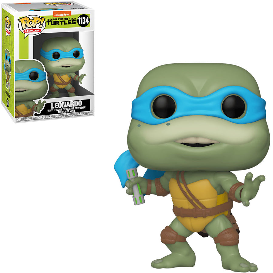 FUNKO POP TEENAGE MUTANT NINJA TURTLES - LEONARDO 1134 BRINDE