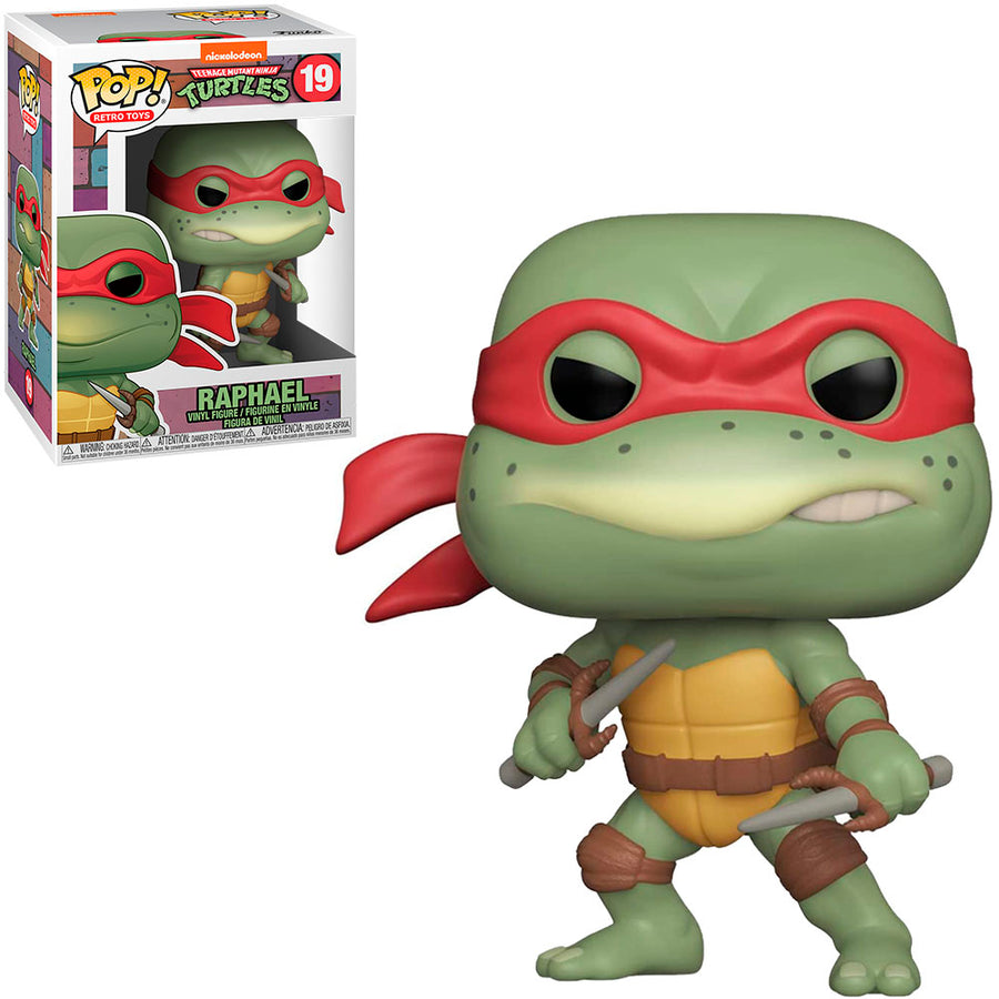 FUNKO POP TEENAGE MUTANT NINJA TURTLES - RAPHAEL 19 BRINDE