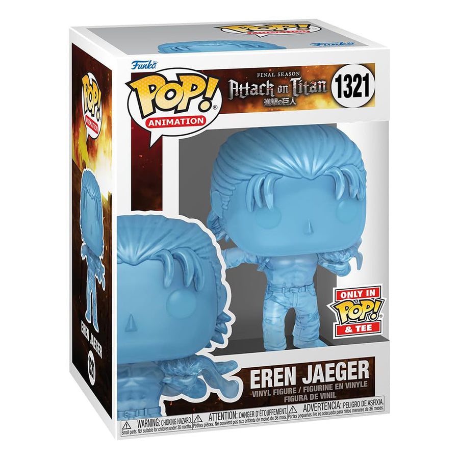 FUNKO POP TEES ATTACK ON TITAN - EREN & CAMISETA TAMANHO XL (69104)