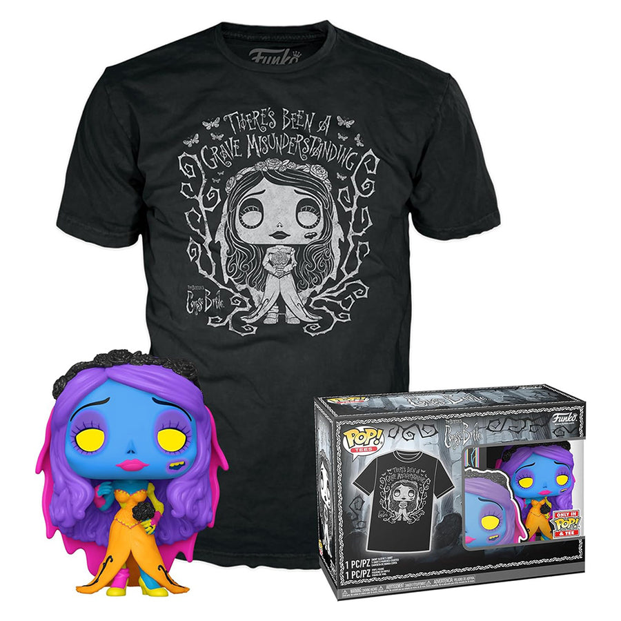 FUNKO POP TEES CORPSE BRIDE: EMILY & CAMISETA TAMANHO L (72700) BRINDE