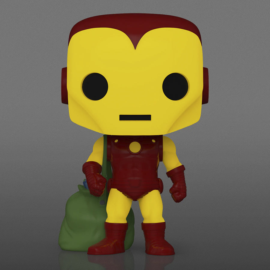 FUNKO POP TEES MARVEL HOLIDAY - IRON MAN & CAMISETA TAMANHO M (72837)