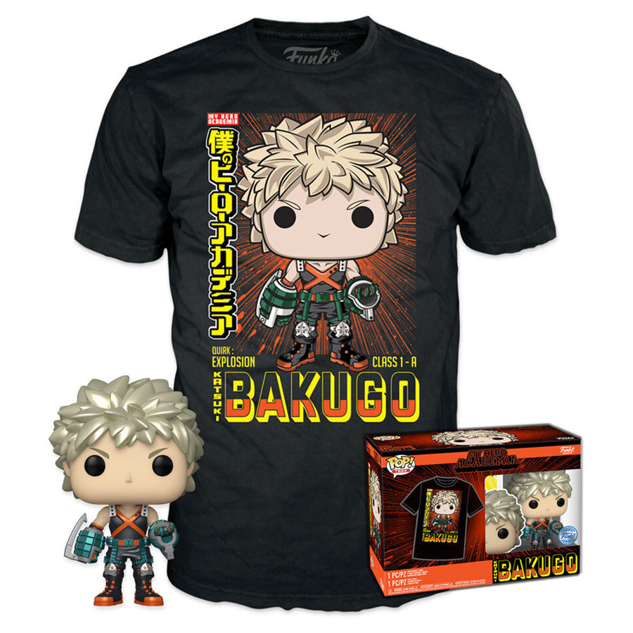 FUNKO POP TEES MY HERO ACADEMIA BUNDLE FUNKO + CAMISETA BAKUGO - L (64595)