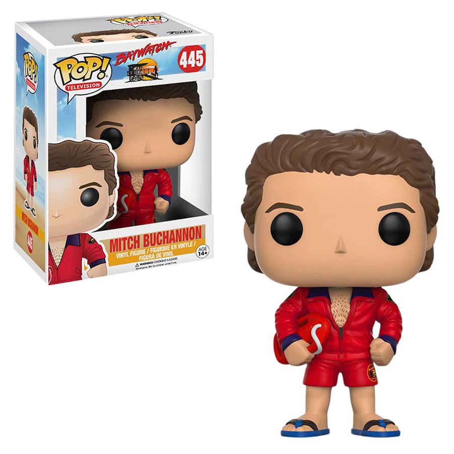 FUNKO POP TELEVISION BAYWATCH - MITCH BUCHANNON 445 BRINDE
