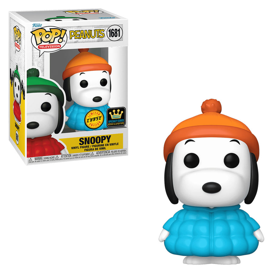 FUNKO POP TELEVISION CHASE PEANUTS - SNOOPY 1681 BRINDE