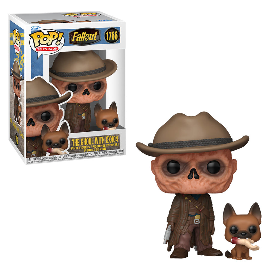 FUNKO POP TELEVISION FALLOUT - THE GHOUL WITH CX404 1766 BRINDE