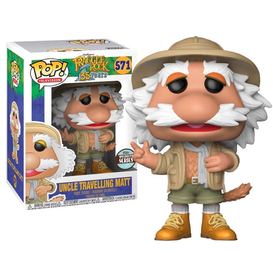 FUNKO POP TELEVISION FRAGGLE ROCK EXCLUSIVE - UNCLE TRAVELLING MATT 571 BRINDE