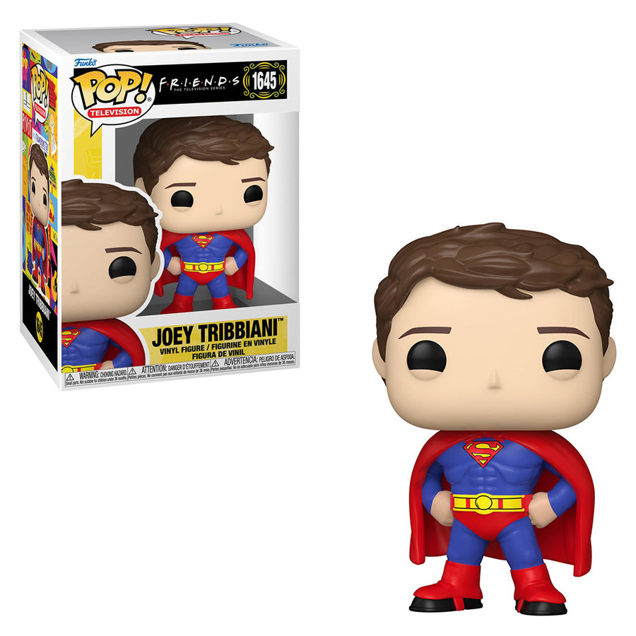 FUNKO POP TELEVISION FRIENDS - JOEY TRIBBIANI in SUPERMAN COSTUME 1645 BRINDE