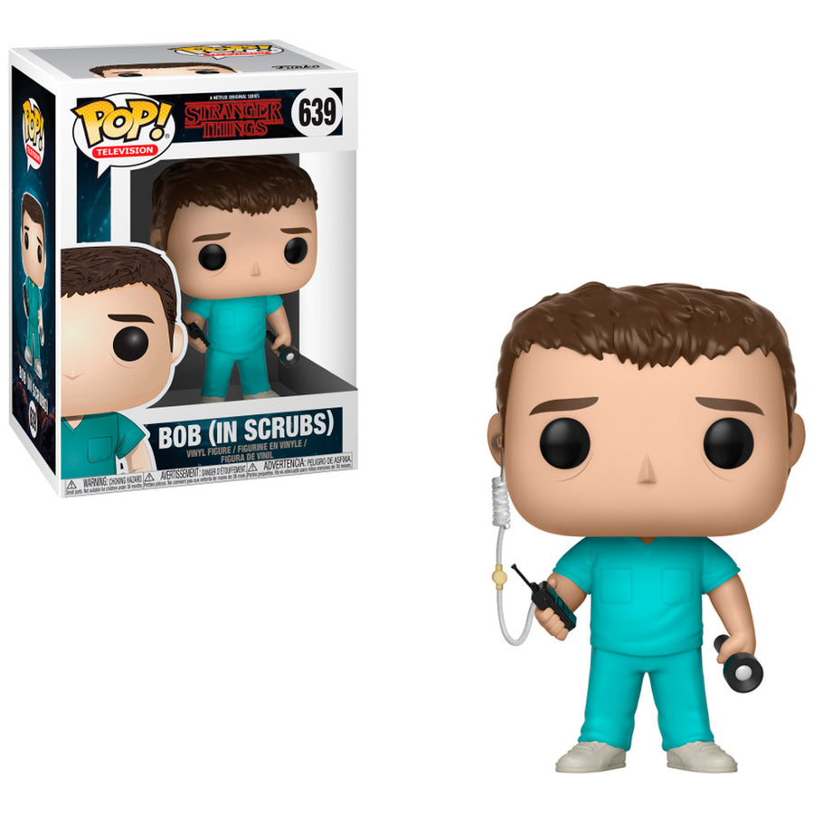 FUNKO POP TELEVISION STRANGER THINGS - BOB IN SCRUBS 639 BRINDE