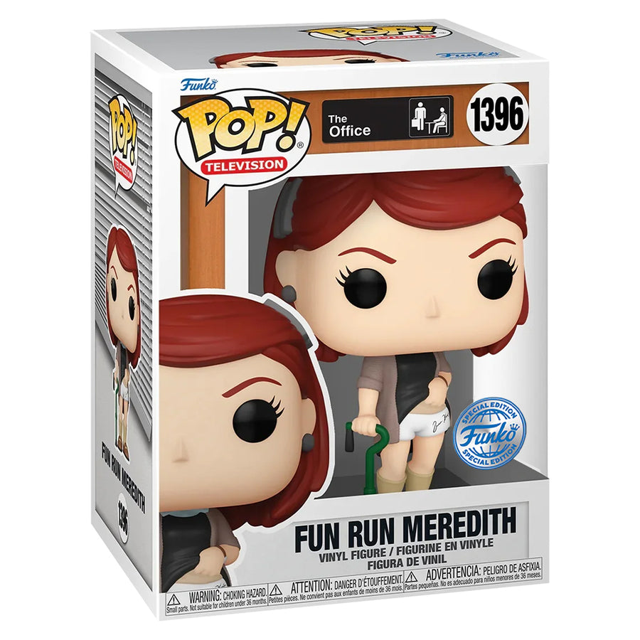 FUNKO POP TELEVISION THE OFFICE EXCLUSIVE - FUN RUN MEREDITH 1396