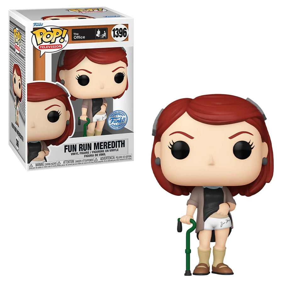 FUNKO POP TELEVISION THE OFFICE EXCLUSIVE - FUN RUN MEREDITH 1396 BRINDE