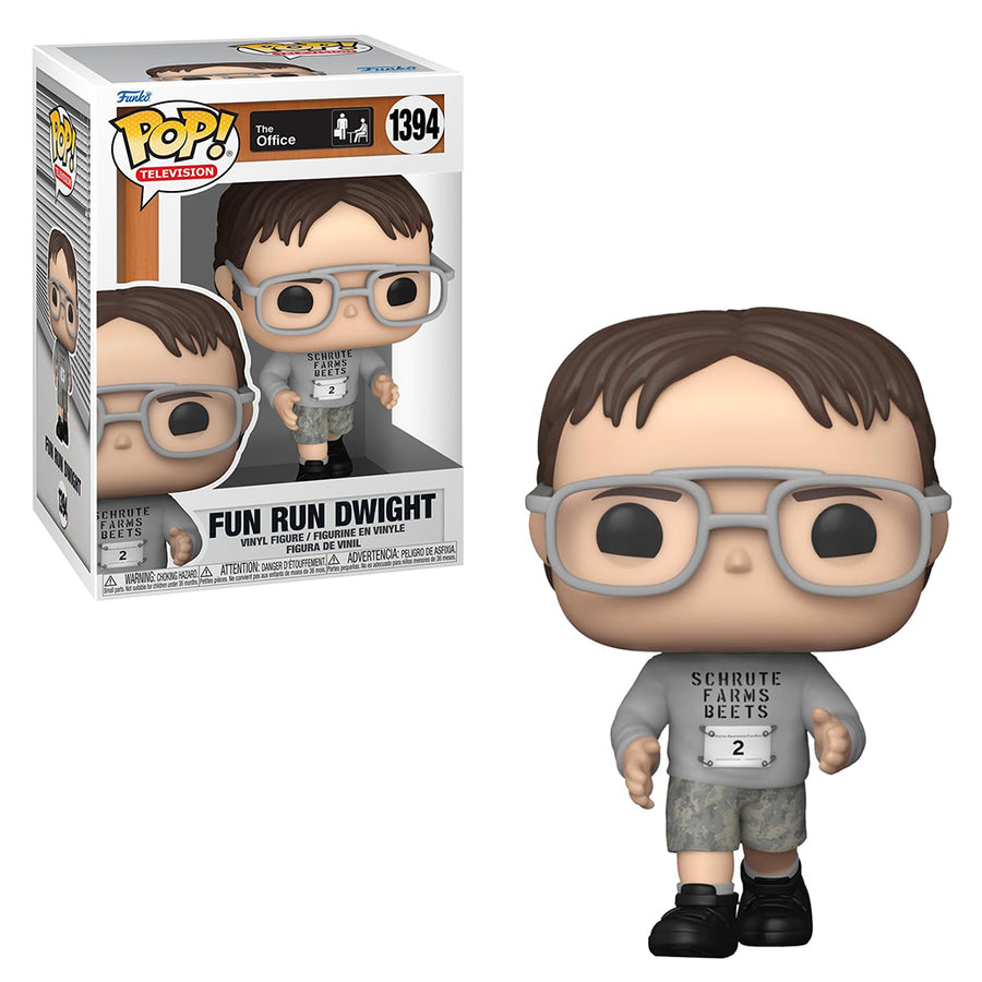 FUNKO POP TELEVISION THE OFFICE - FUN RUN DWIGHT 1394 BRINDE