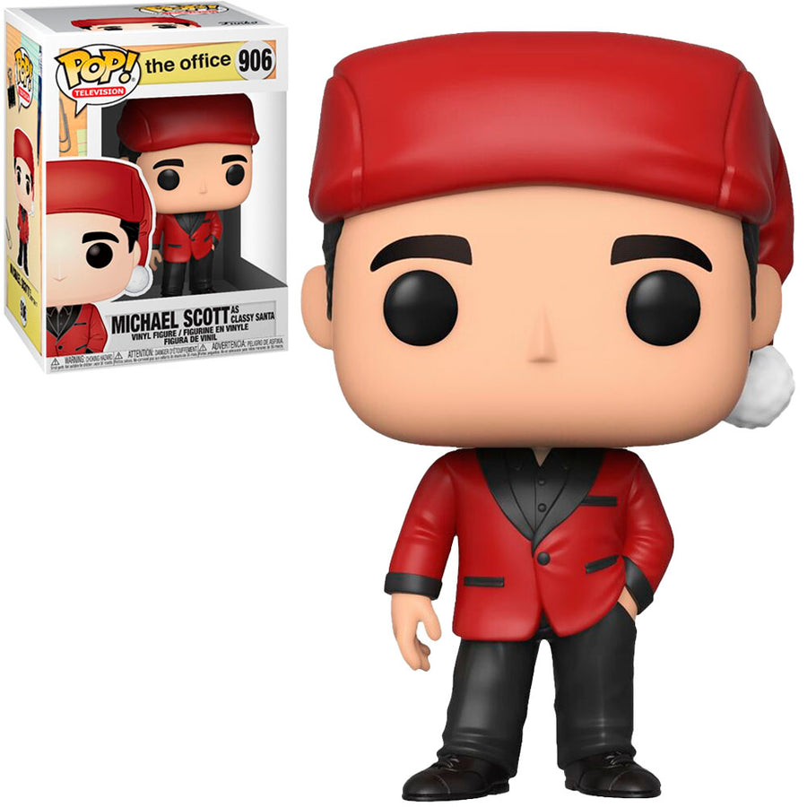 FUNKO POP TELEVISION THE OFFICE - MICHAEL SCOTT AS CLASSY SANTA 906 BRINDE