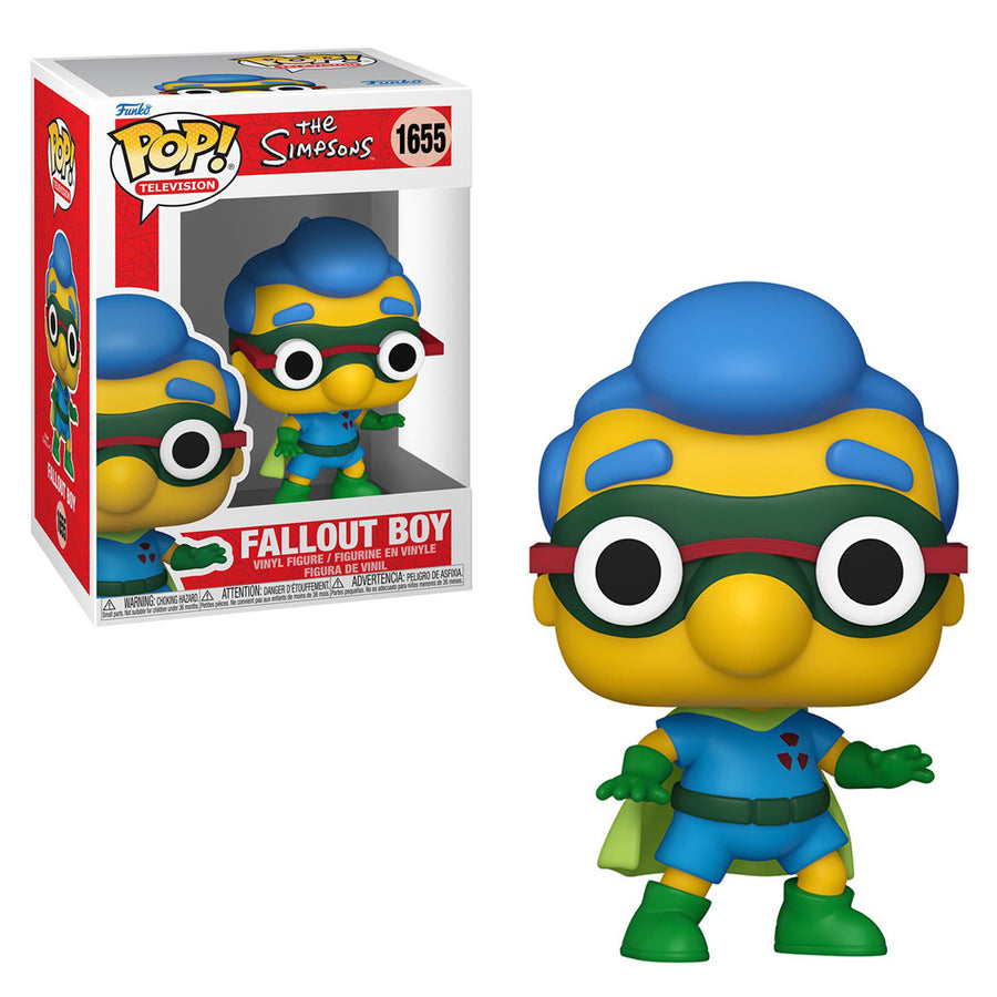 FUNKO POP TELEVISION THE SIMPSONS - MILHOUSE AS FALLOUT BOY 1655 BRINDE