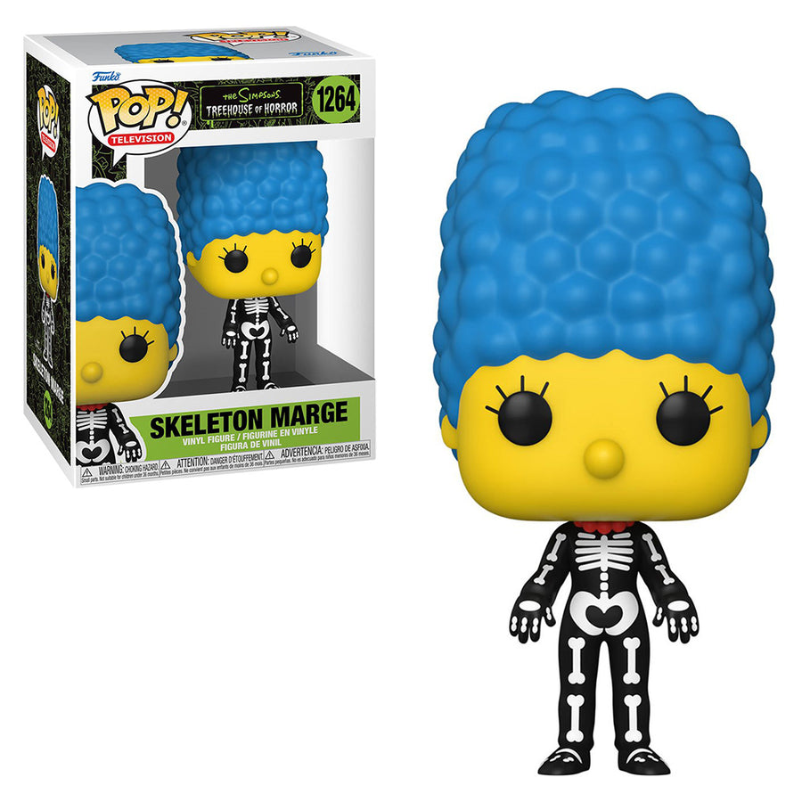 FUNKO POP TELEVISION THE SIMPSONS TREE HOUSE OF HORROR - SKELETON MARGE 1264 BRINDE