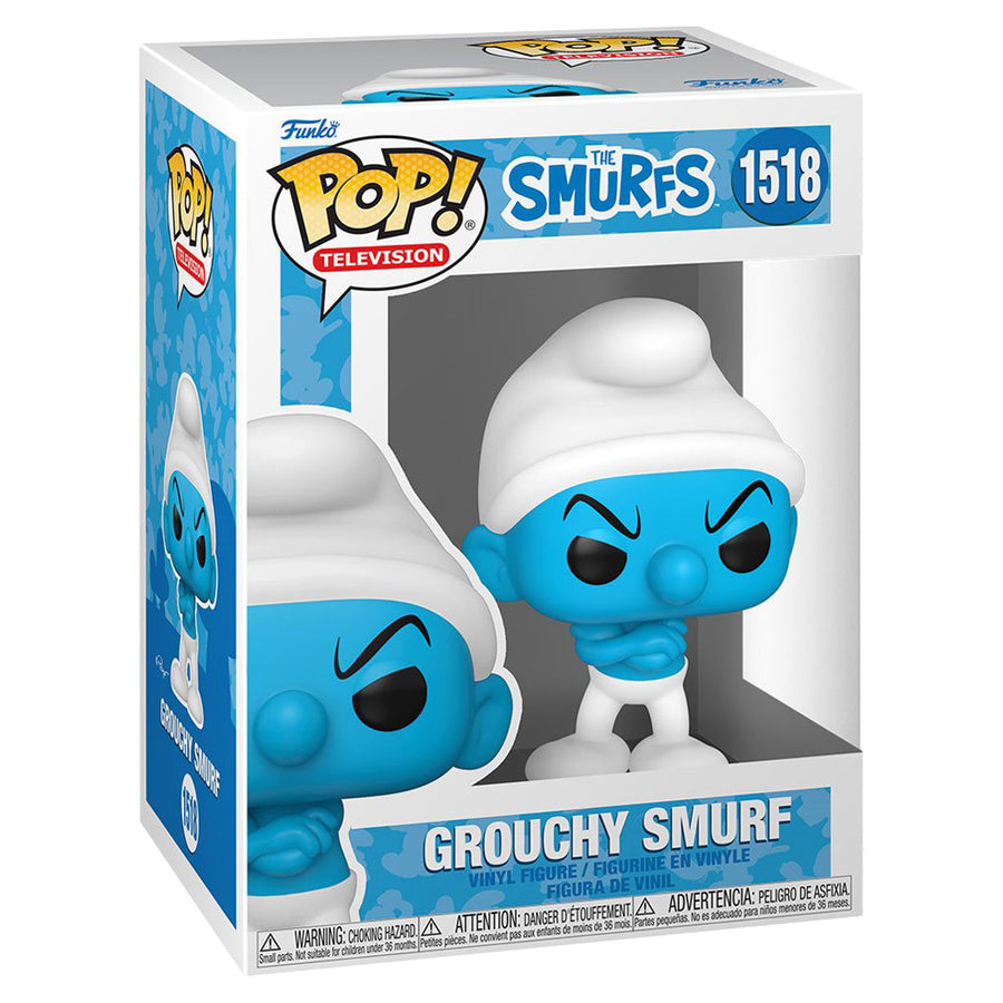 FUNKO POP TELEVISION THE SMURFS - GROUCHY SMURF 1518