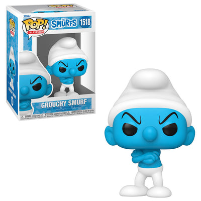 FUNKO POP TELEVISION THE SMURFS - GROUCHY SMURF 1518
