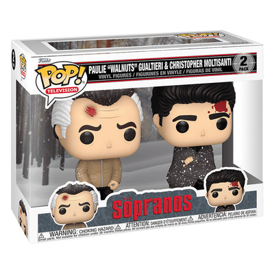 FUNKO POP TELEVISION THE SOPRANOS - PAULIE "WALNUTS" GUALTIERE & CHRISTOPHER MOLTISANTI 2-PACK (83781)