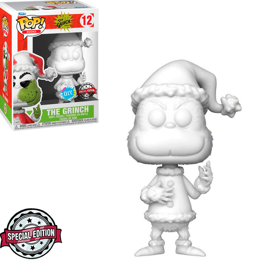 FUNKO POP THE GRINCH DR.SEUSS EXCLUSIVE - THE GRINCH 12 (D.I.Y) BRINDE