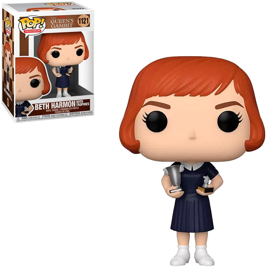 FUNKO POP THE QUEEN'S GAMBIT - BETH HARMON WITH TROPHIES 1121 BRINDE
