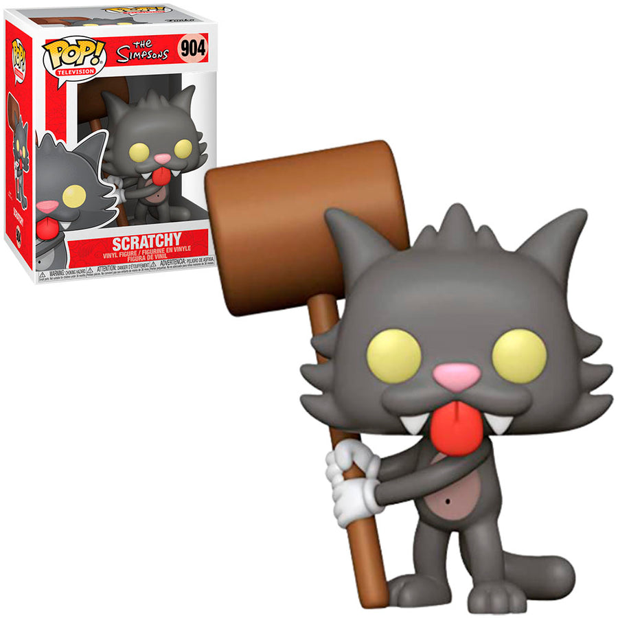 FUNKO POP THE SIMPSONS - SCRATCHY 904 BRINDE