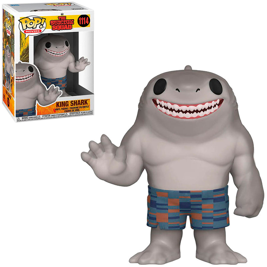 FUNKO POP THE SUICIDE SQUAD - KING SHARK 1114 BRINDE