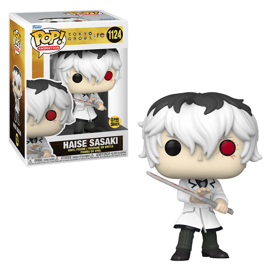 FUNKO POP TOKYO GHOUL RE - HAISE SASAKI (Glows in the Dark) 1124 BRINDE