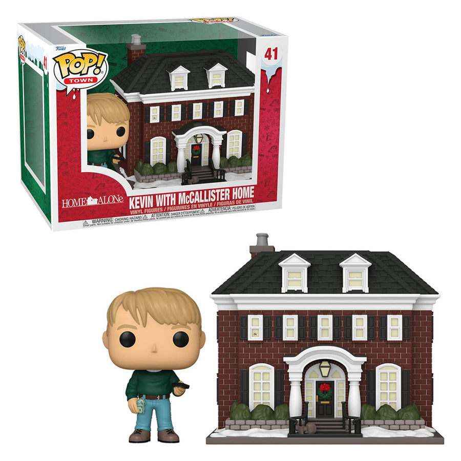 FUNKO POP TOWN HOME ALONE - KEVIN WITH MCCALLISTER HOME 41 BRINDE