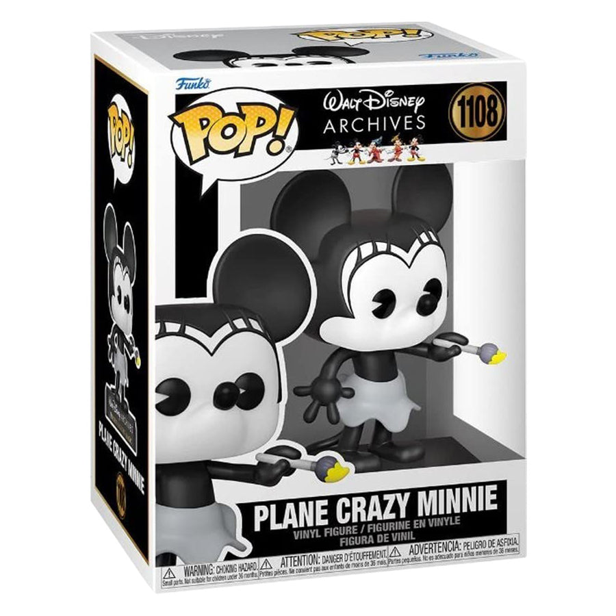 FUNKO POP WALT DISNEY ARCHIVES - MINNIE PLANE CRAZY 1108