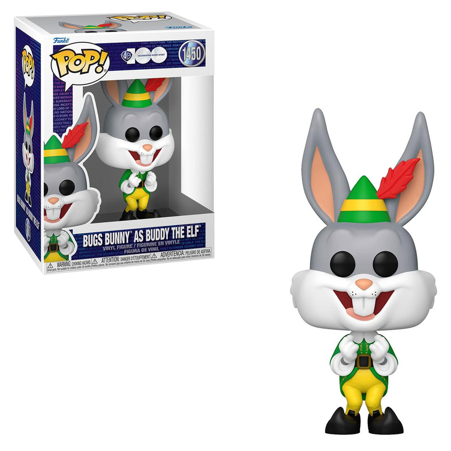 FUNKO POP WARNER BROS 100TH - BUGS BUNNY AS BUDDY THE ELF 1450
