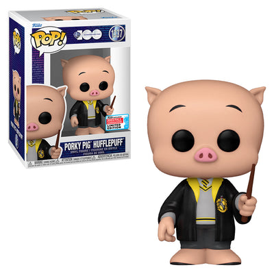 FUNKO POP WARNER BROS 100TH NEW YORK COMIC CON 2023 - PORKY PIG HUFFLEPUFF 1337 BRINDE