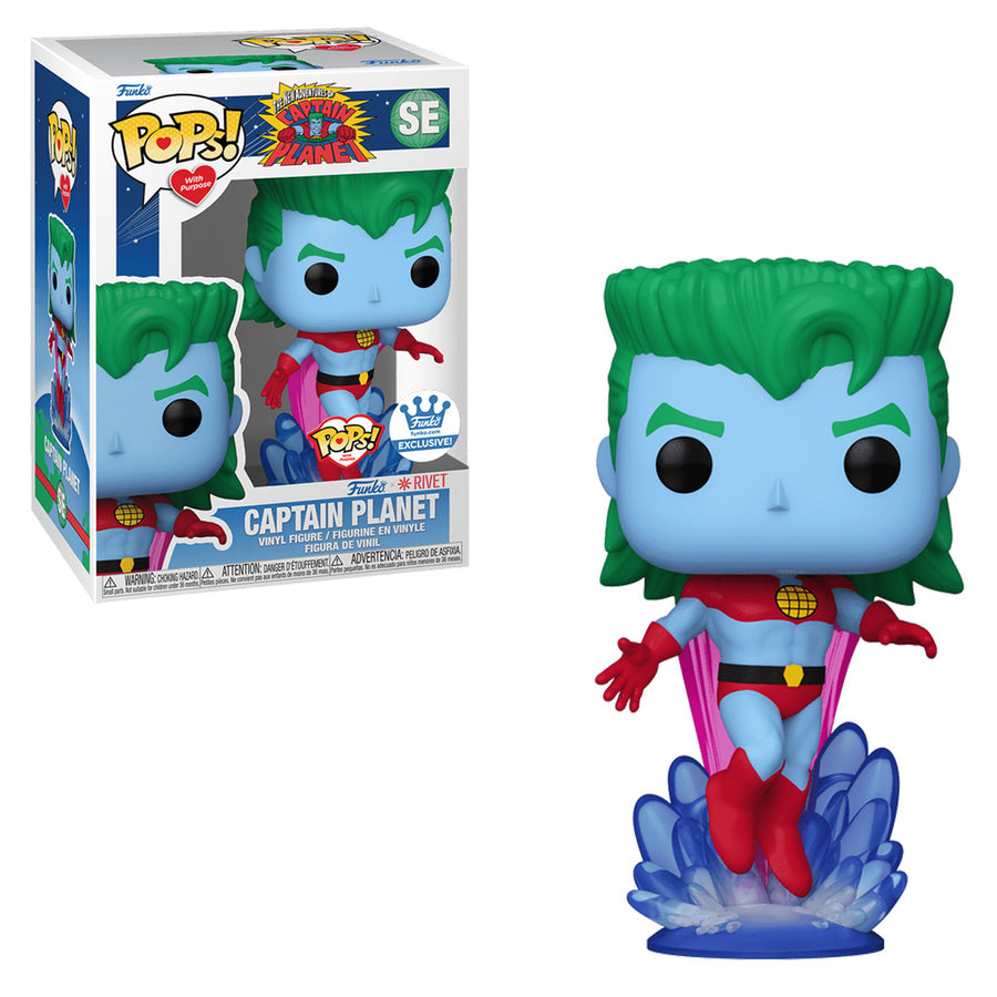 FUNKO POPS THE NEW ADVENTURES OF CAPTAIN PLANET EXCLUSIVE - CAPTAIN PLANET SE (73962) BRINDE