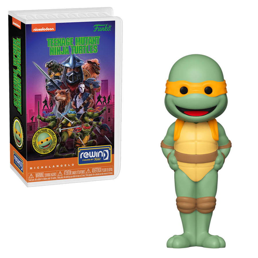 FUNKO REWIND TEENAGE MUTANT NINJA TURTLES - MICHELANGELO (79175) BRINDE