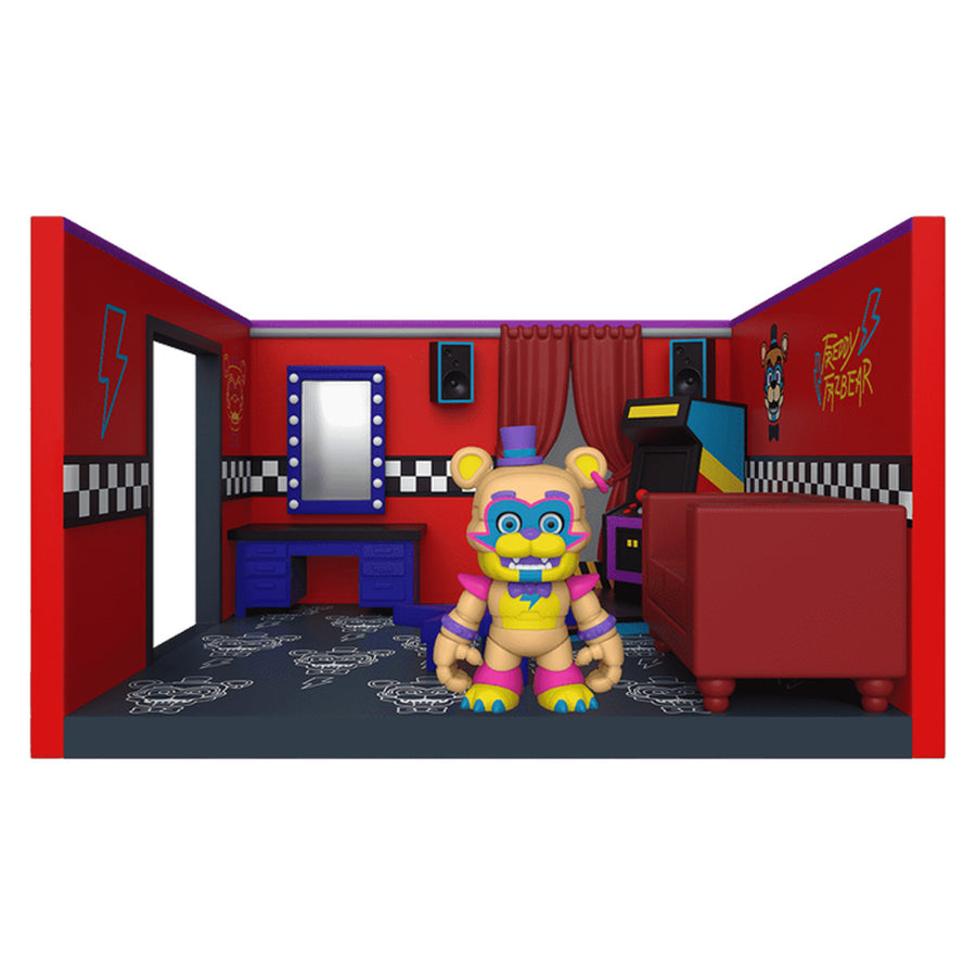 FUNKO SNAPS! FIVE NIGHTS AT FREDDYS - GLAMROCK FREDDY WITH DRESSING ROOM PLAYSET (70821)