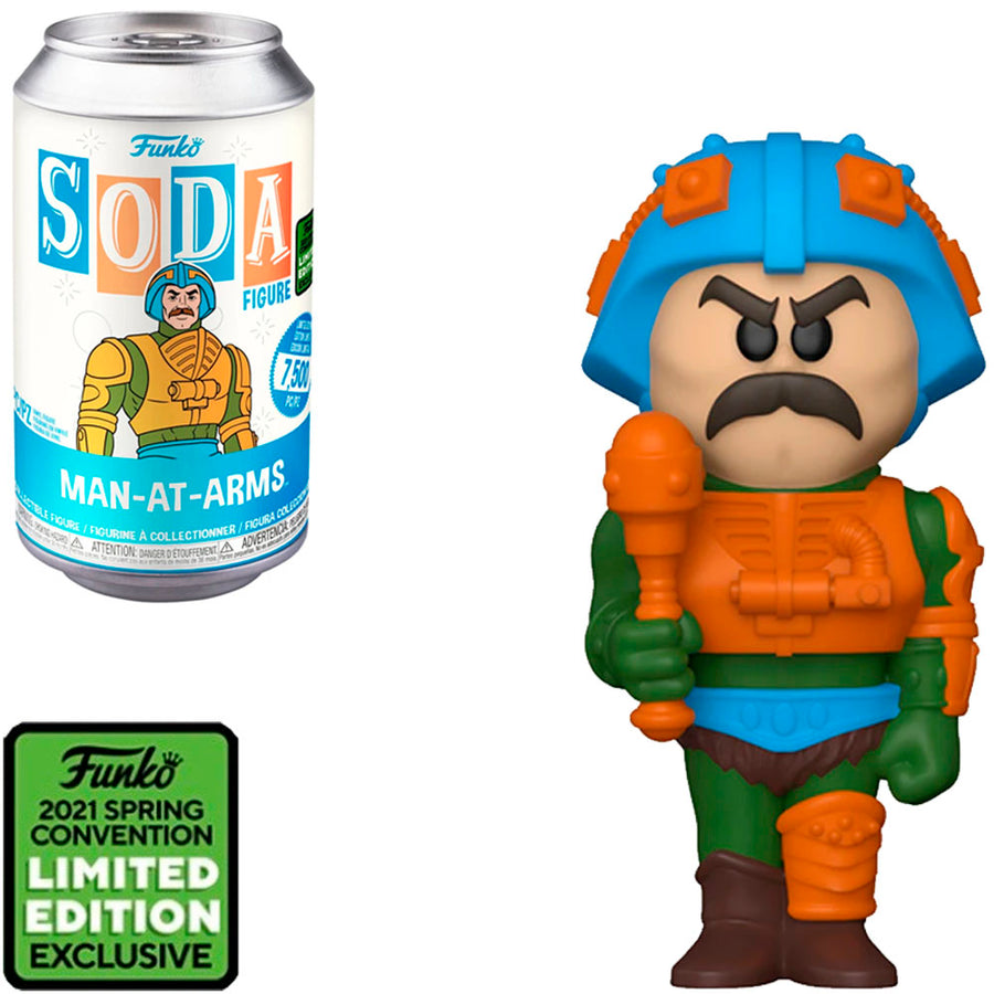 FUNKO SODA MASTERS OF THE UNIVERSE EXCLUSIVE ECCC 2021 - MAN-AT-ARMS BRINDE