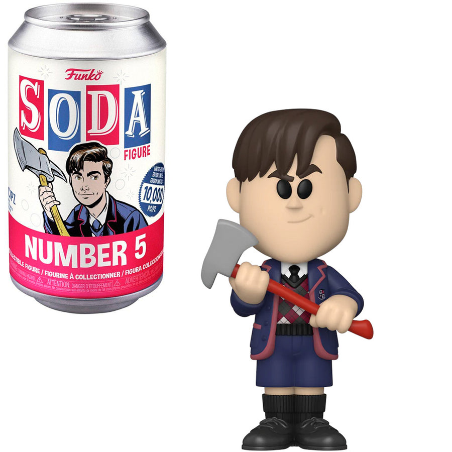 FUNKO SODA THE UMBRELLA ACADEMY - NUMBER FIVE BRINDE
