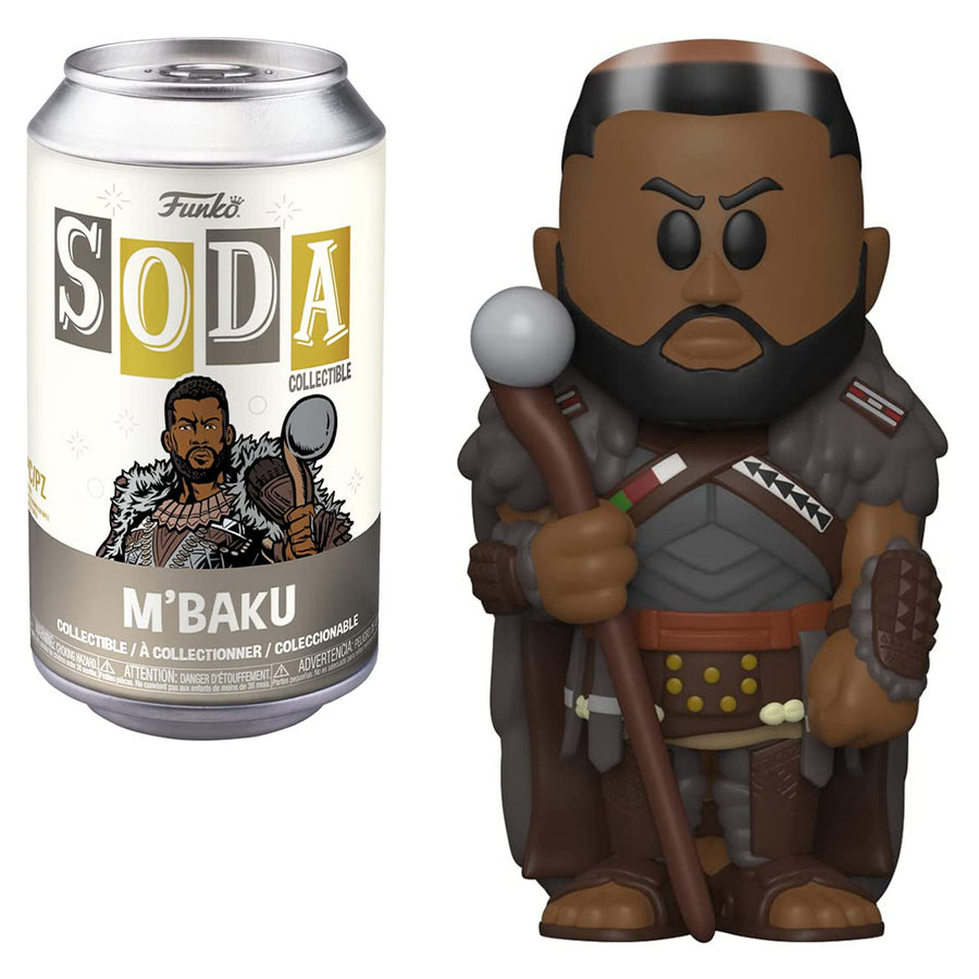 FUNKO VINYL SODA BLACK PHANTER: WAKANDA FOREVER - M'BAKU 68806 BRINDE