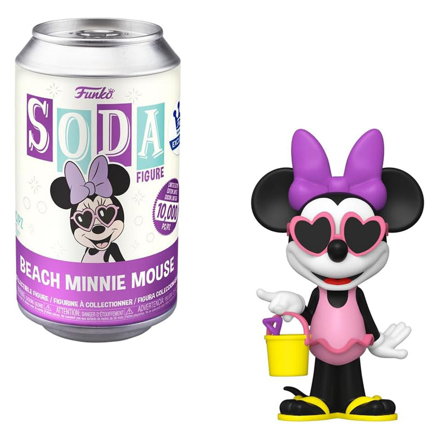 FUNKO VINYL SODA DISNEY - BEACH MINNIE MOUSE (71496) BRINDE