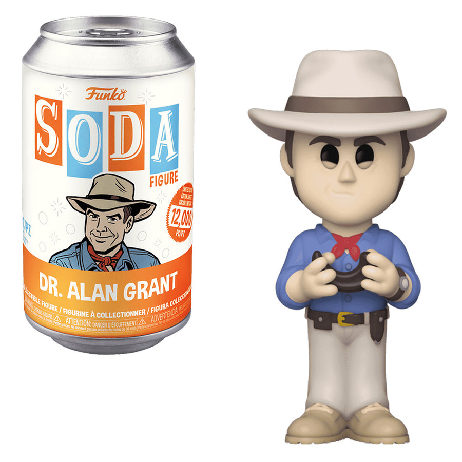FUNKO VINYL SODA JURASSIC PARK - DR. ALAN GRANT (67179) BRINDE