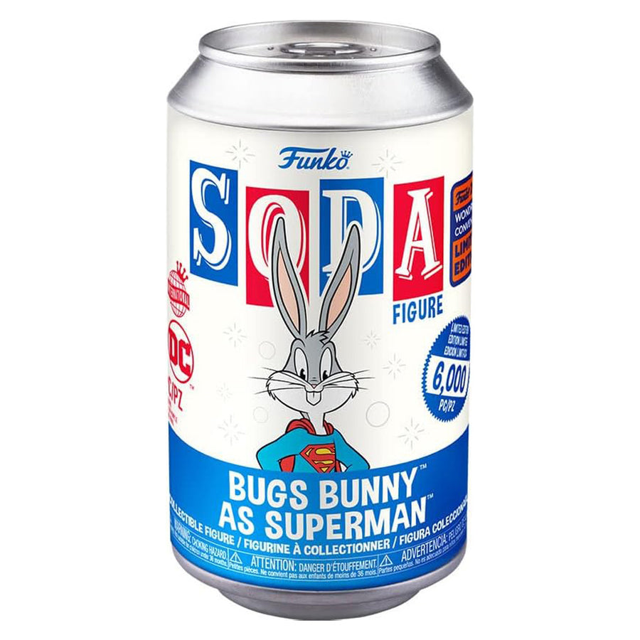 FUNKO VINYL SODA WARNER BROS WONDROUS CONVENTION 2023 - BUGS BUNNY AS SUPERMAN (70295)