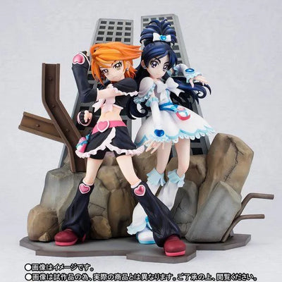 Futari wa Pretty Cure - Cure Black - Cure White - Tamashii Premierㅤ – Bandai – ActionFigureBrasil