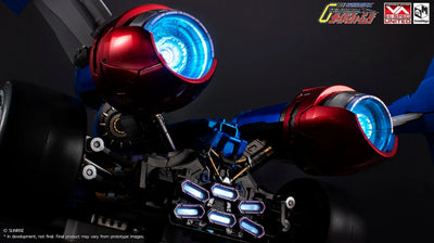 Future GPX Super Asurada 01 – Threezero – ActionFigure Brasil — ângulo diferente