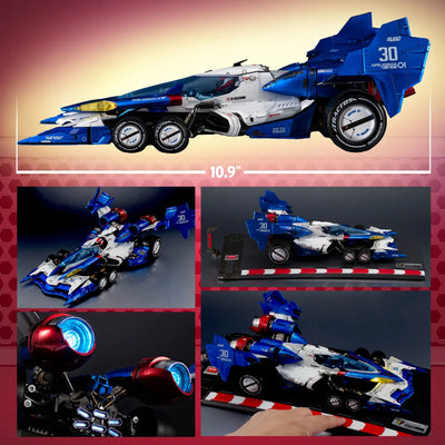 Future GPX Super Asurada 01 – Threezero – ActionFigure Brasil — ambientada