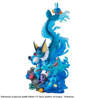 G.E.M. EX Series Pokemon Water Types DIVE TO BLUEㅤ – MegaHouse – ActionFigureBrasil — acessórios