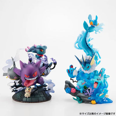 G.E.M. EX Series Pokemon Water Types DIVE TO BLUEㅤ – MegaHouse – ActionFigureBrasil — com base expositora