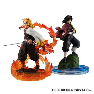 G.E.M. Series Demon Slayer: Kimetsu no Yaiba Kyojuro Rengokuㅤ – MegaHouse – ActionFigureBrasil — ângulo diferente