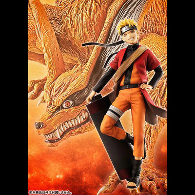 G.E.M. Series NARUTO Shippuden Naruto Uzumaki Sennin Modeㅤ – MegaHouse – ActionFigureBrasil — ângulo diferente